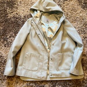 Celebrity Pink Light blue coat